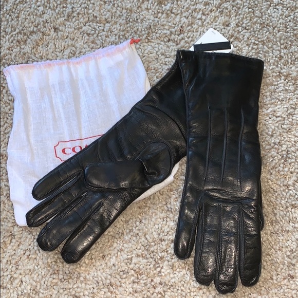 Coach leather gloves - Picture 3 of 3